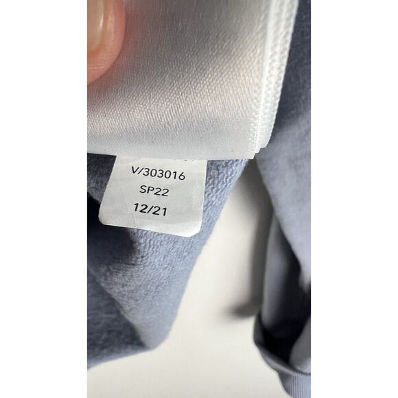 Athleta Balance Henley Sweatshirt Size XS Blue Star Relaxed Fit Stretchy - Picture 8 of 9